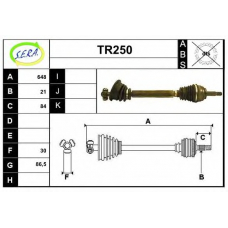 TR250 SERA Приводной вал