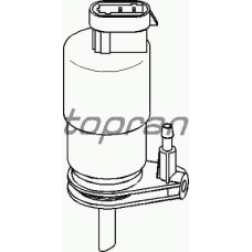 700 155 TOPRAN Водяной насос, система очистки окон
