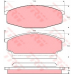 GDB748 TRW Комплект тормозных колодок, дисковый тормоз
