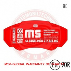 13046049782-SET-MS MASTER-SPORT Комплект тормозных колодок, дисковый тормоз