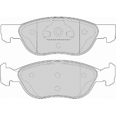 FD7076N NECTO Комплект тормозных колодок, дисковый тормоз