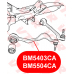 BM5403CA VTR Рычаг передней подвески, верхний, левый