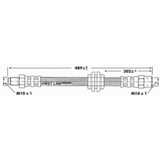 FBH6429 FIRST LINE Тормозной шланг