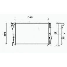 RM0720 EQUAL QUALITY Радиатор, охлаждение двигателя