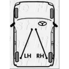 FKB2110 FIRST LINE Трос, стояночная тормозная система