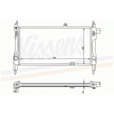 63238A NISSENS Радиатор, охлаждение двигателя