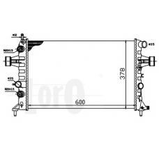 037-017-0032 LORO Радиатор, охлаждение двигателя