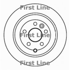 FBD1671 FIRST LINE Тормозной диск