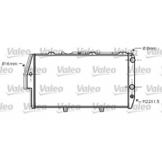 734738 VALEO Радиатор, охлаждение двигателя