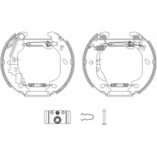 R1110 PAGID Комплект тормозных колодок