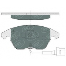 SP 367 PR SCT Комплект тормозных колодок, дисковый тормоз