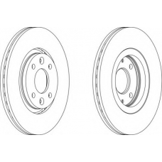 DDF199-1 FERODO Тормозной диск