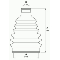 SJK7080.00 OPEN PARTS Комплект пылника, приводной вал