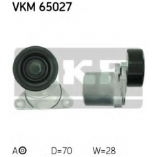 VKM 65027 SKF Натяжной ролик, поликлиновой  ремень