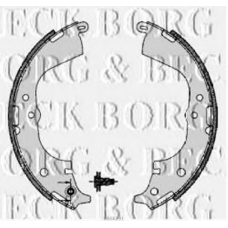 BBS6291 BORG & BECK Комплект тормозных колодок