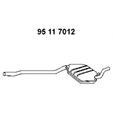 95 11 7012 EBERSPACHER Средний глушитель выхлопных газов