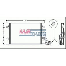 1320001 KUHLER SCHNEIDER Конденсатор, кондиционер