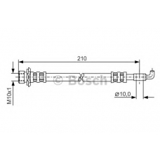 1 987 481 308 BOSCH Тормозной шланг