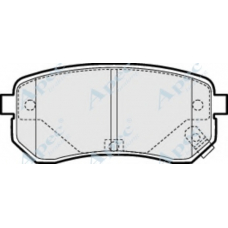 PAD1442 APEC Комплект тормозных колодок, дисковый тормоз