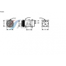 FTK064 AVA Компрессор, кондиционер