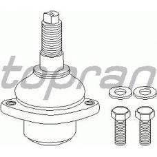 103 347 TOPRAN Несущий / направляющий шарнир