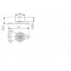 TKR 9882 TIMKEN Натяжной ролик, поликлиновой  ремень