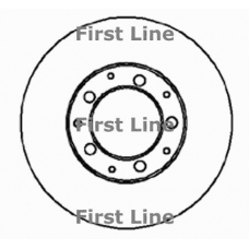 FBD805 FIRST LINE Тормозной диск