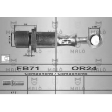 80380 Malo Тормозной шланг