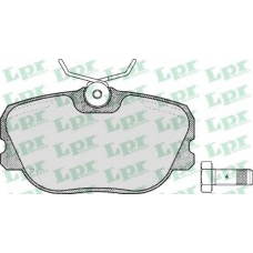 05P356 LPR Комплект тормозных колодок, дисковый тормоз