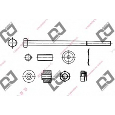 DL1307 DJ PARTS Тяга / стойка, стабилизатор