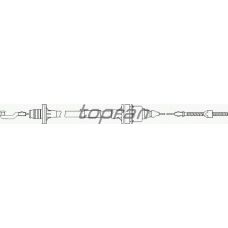 201 350 TOPRAN Трос, управление сцеплением