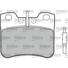 540153 VALEO Комплект тормозных колодок, дисковый тормоз