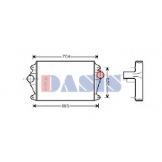 267160T AKS DASIS Интеркулер