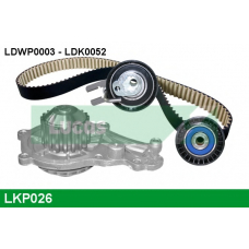 LKP026 TRW Водяной насос + комплект зубчатого ремня