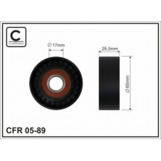 05-89 CAFFARO Натяжной ролик, поликлиновой  ремень