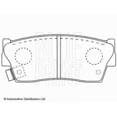 ADK84227 BLUE PRINT Комплект тормозных колодок, дисковый тормоз