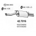42.7016 ASSO Глушитель выхлопных газов конечный