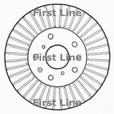 FBD1650 FIRST LINE Тормозной диск