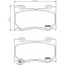 8DB 355 014-841 HELLA PAGID Комплект тормозных колодок, дисковый тормоз