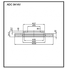 ADC 0414V Allied Nippon Гидравлические цилиндры