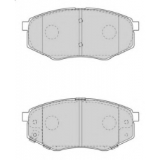 FD7569A NECTO Комплект тормозных колодок, дисковый тормоз