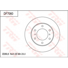 DF7060 TRW Тормозной диск