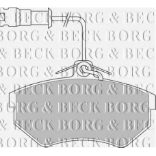 BBP1146 BORG & BECK Комплект тормозных колодок, дисковый тормоз