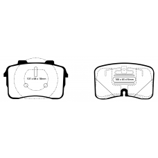 DP3883C EBC Brakes Колодки тормозные