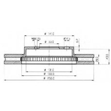 BDC4608 QUINTON HAZELL Тормозной диск