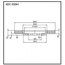 ADC 0204V Allied Nippon Гидравлические цилиндры