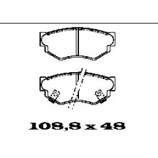 BL1341A2 FTE Колодки тормозные