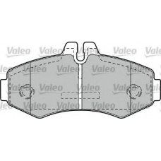 540937 VALEO Комплект тормозных колодок, дисковый тормоз