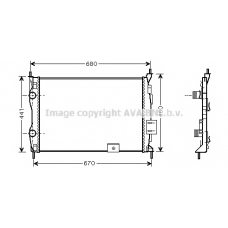 DNA2278 Prasco Радиатор, охлаждение двигателя