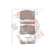 RB1907 R BRAKE Комплект тормозных колодок, дисковый тормоз